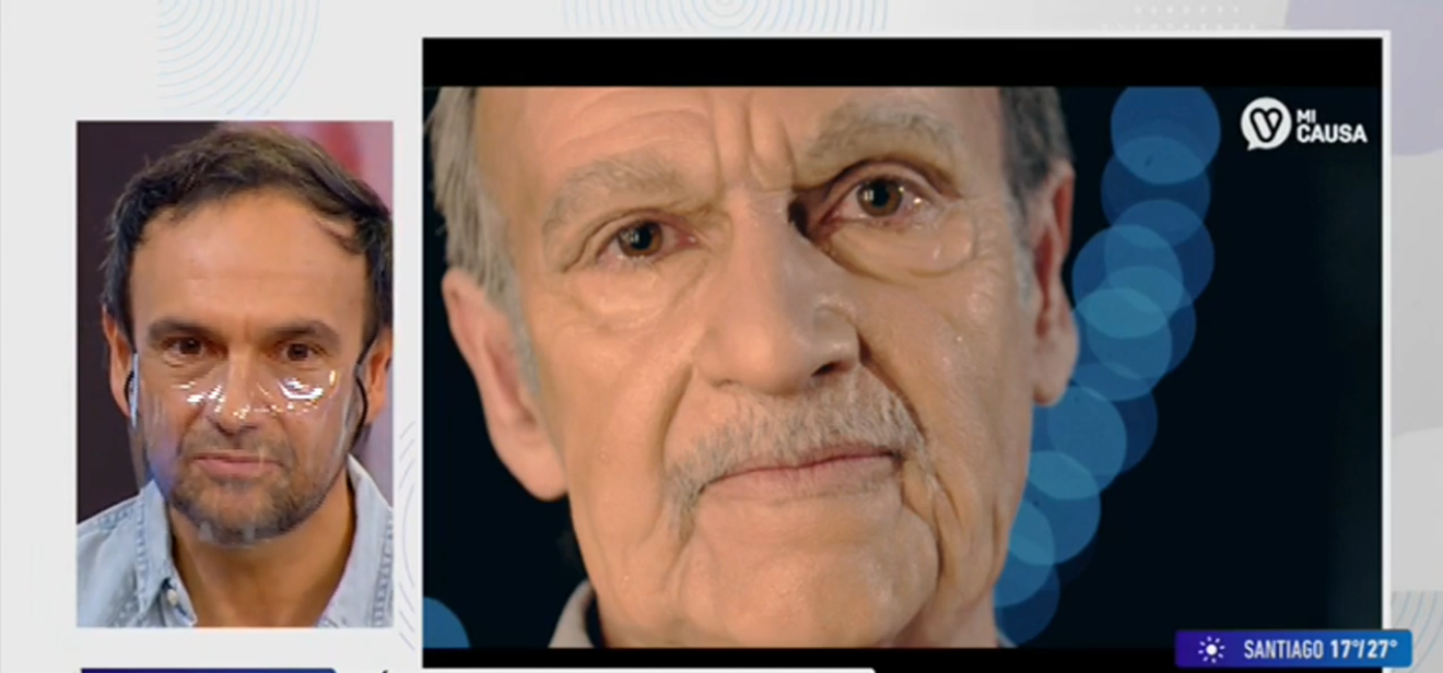 El desahogo en vivo de Rodrigo Sepúlveda tras transformarse en una persona mayor: 