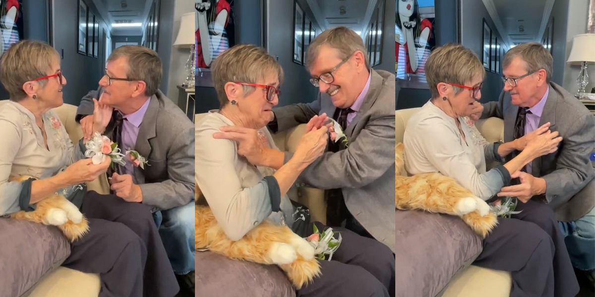 “Amor verdadero”: hombre pide matrimonio todas las semanas a su esposa que padece Alzheimer