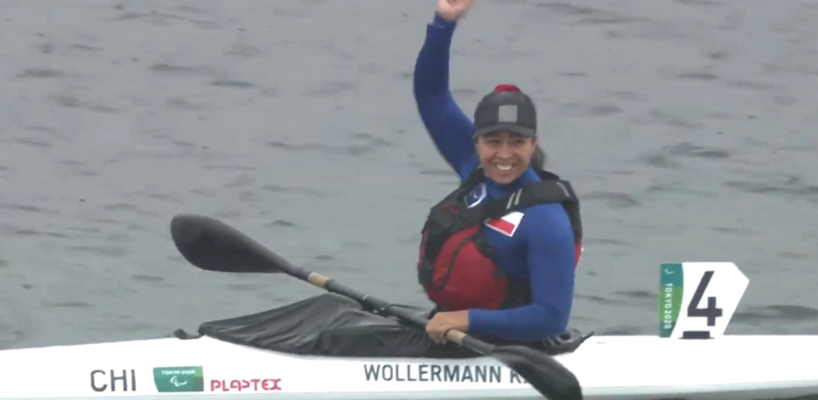 Katherinne Wollermann se llevó el bronce en la final de canotaje y Team ParaChile suma seis preseas