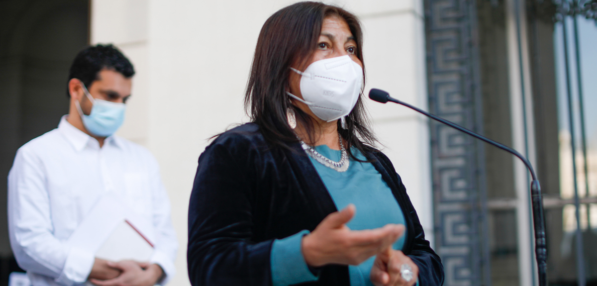 Loncón anunció que la CC 