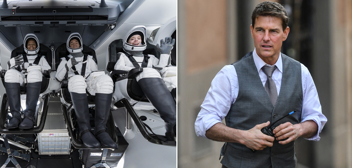 Turistas de SpaceX compartieron su experiencia desde el espacio con Tom Cruise