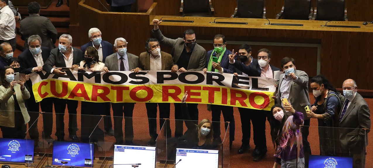 Cámara Baja aprueba cuarto retiro del 10% y proyecto se despacha al Senado