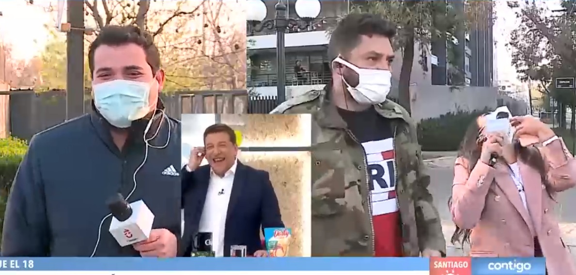 ¿Reporteó o robó? Hilarante chascarro de notera sacó carcajadas a JC Rodríguez en el matinal de CHV
