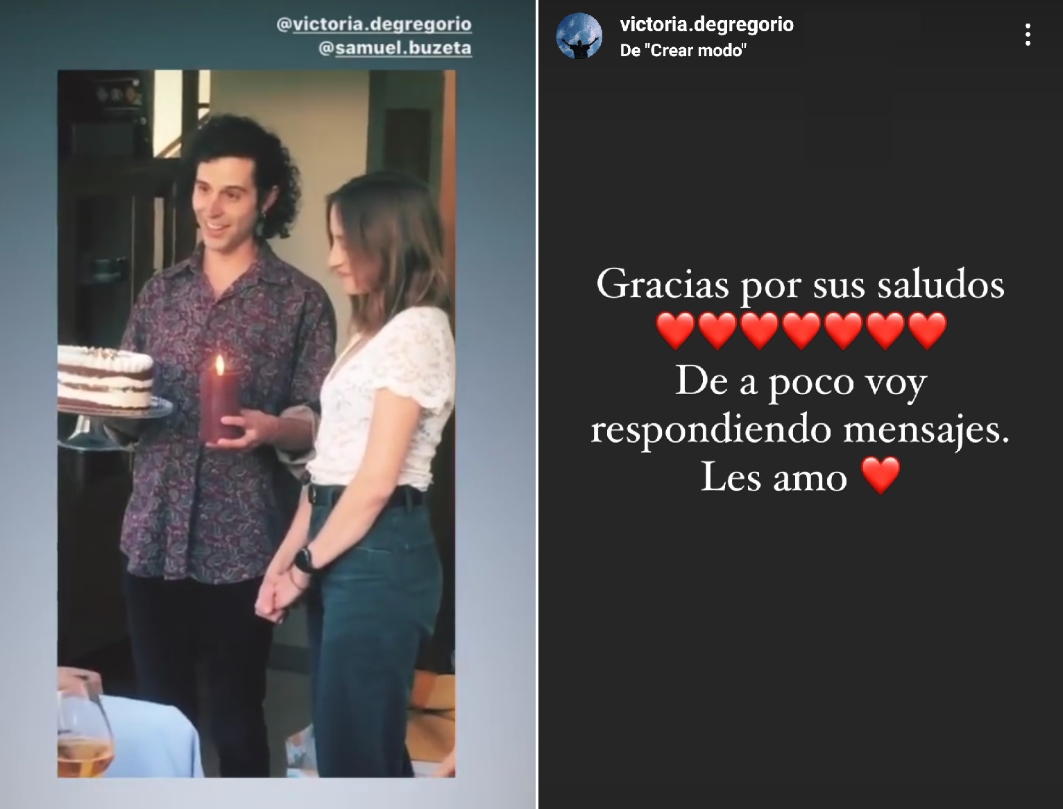 Victoria de Gregorio cumpleaños