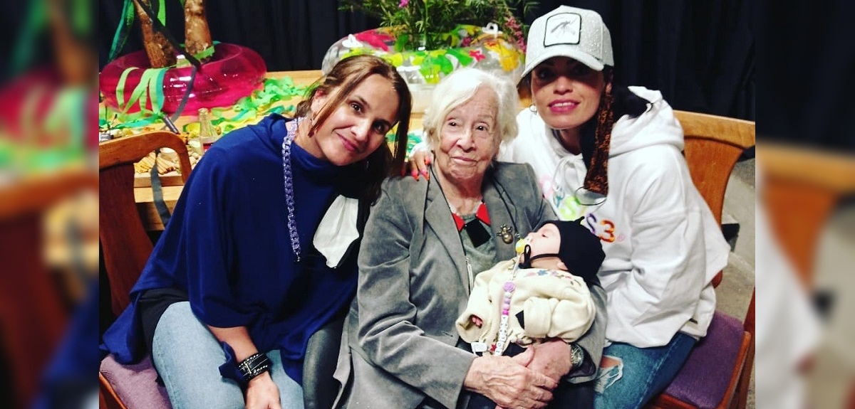 Delfina Guzmán y el gesto con que su tataranieta la asombró en tierno reencuentro: 