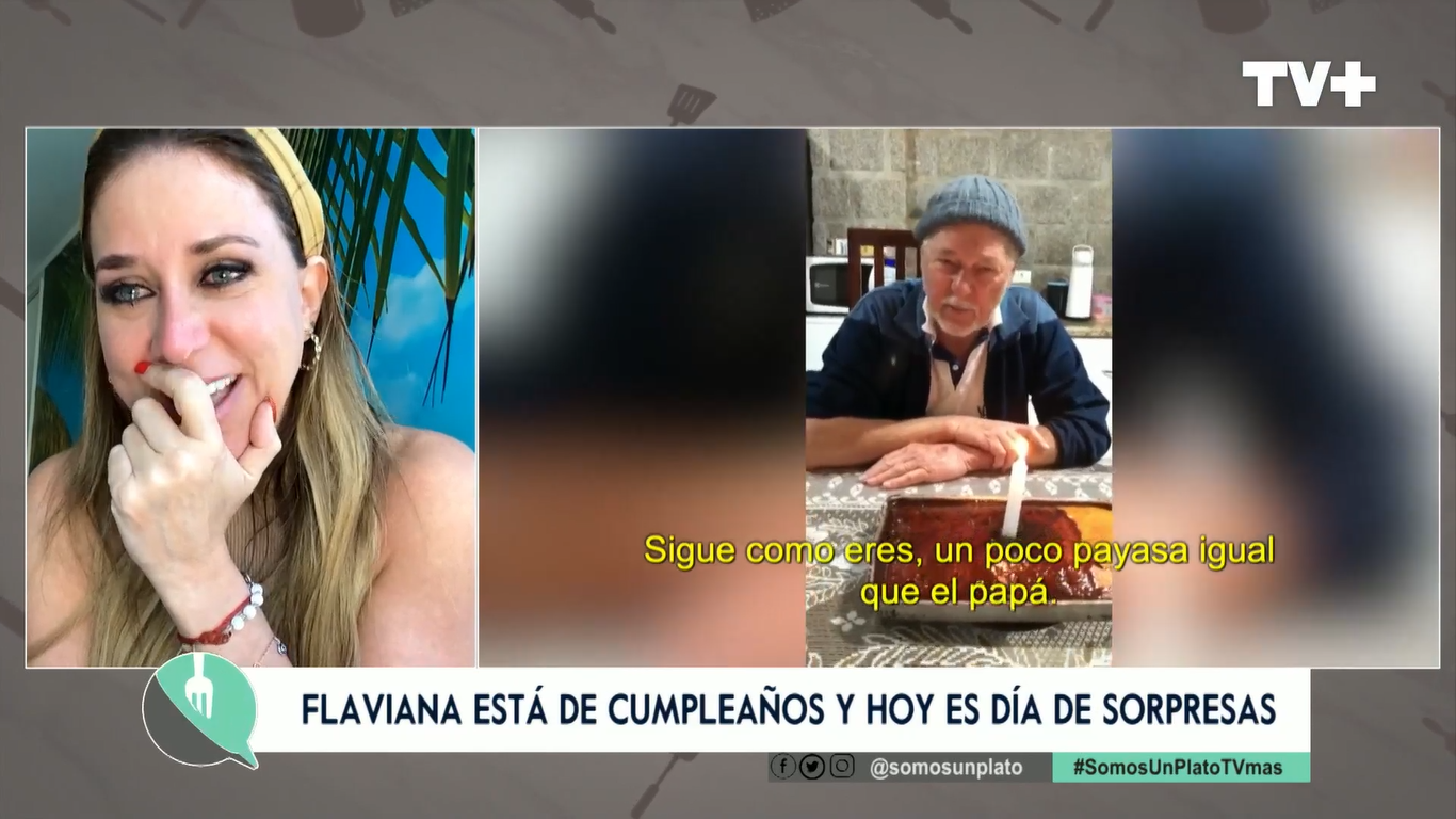 Flaviana Seeling no contuvo las lágrimas en Somos un plato: recibió saludos de sus padres