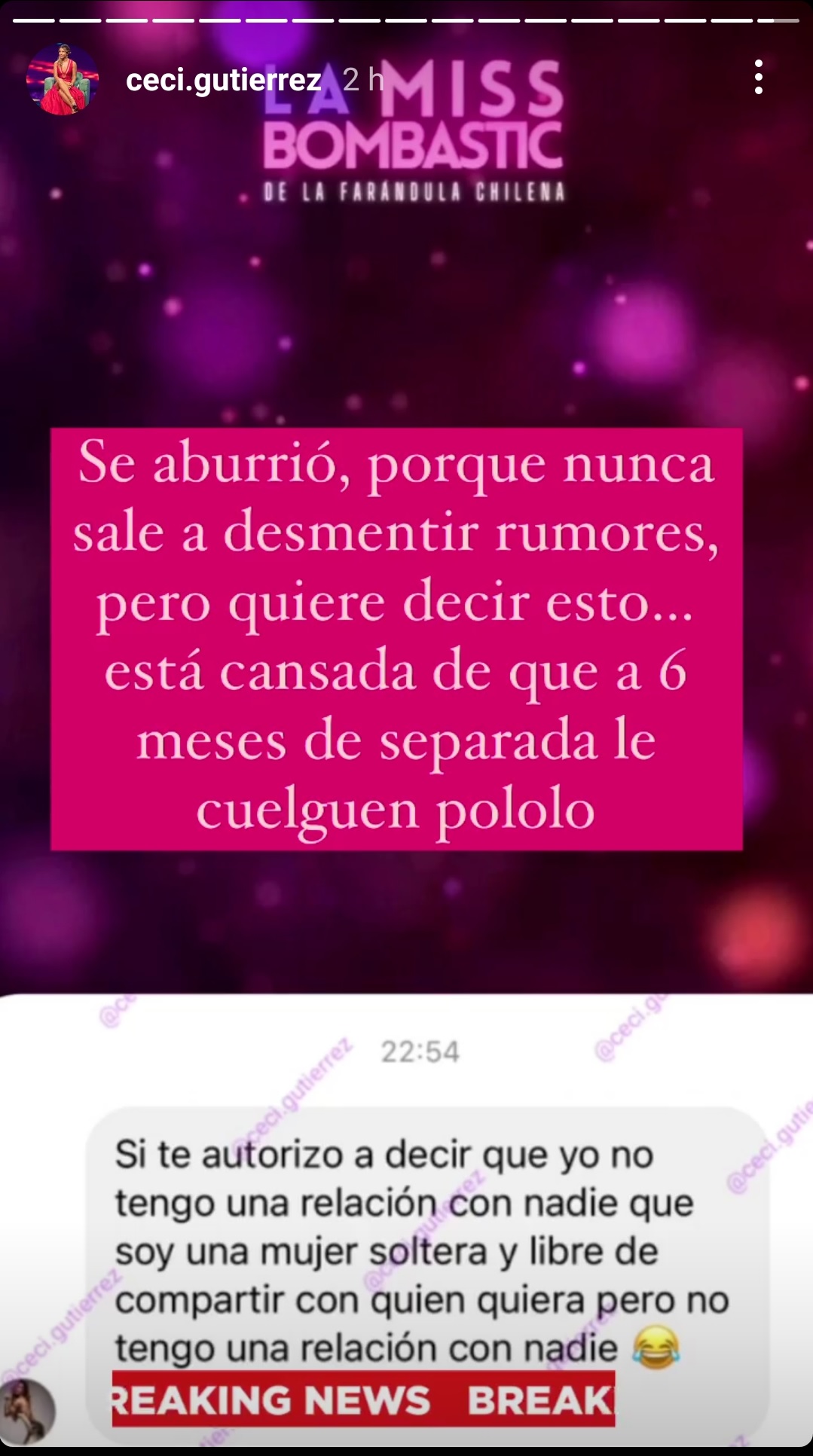 Gala Caldirola soltera