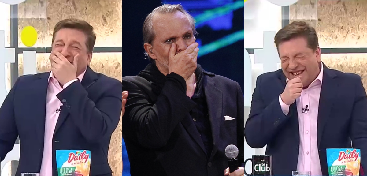 JC Rodríguez sufrió ataque de risa al recordar collage de Miguel Bosé en Viña 2018: 