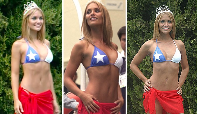 kenita Larraín bikini Viña