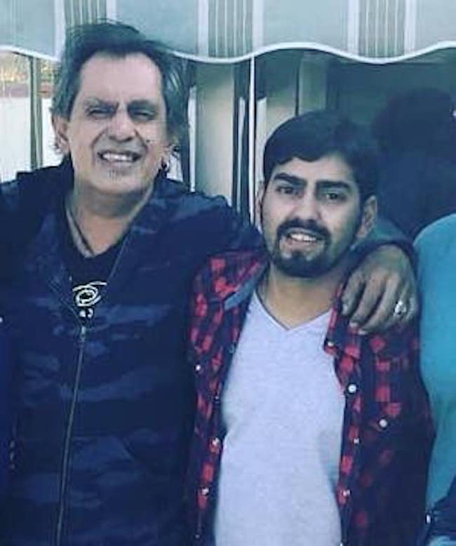 Mario Teruel, cantante de Los Nocheros y su hijo Marco Lautaro Teruel