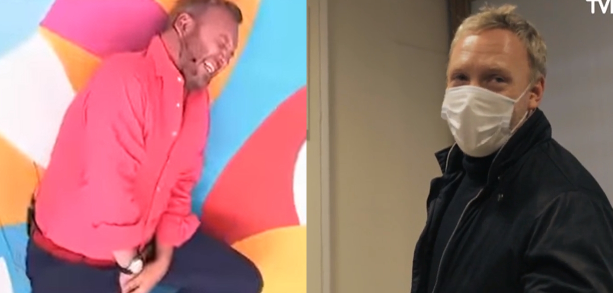 Martín Cárcamo mostró su oficina en Canal 13 y el recuerdo que tiene de su accidente en Bienvenidos