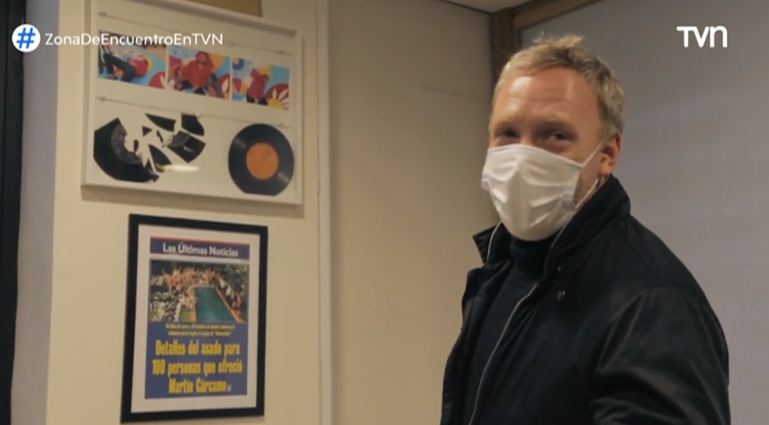 Martín Cárcamo mostró especial recuerdo que tiene de su accidente en Bienvenidos