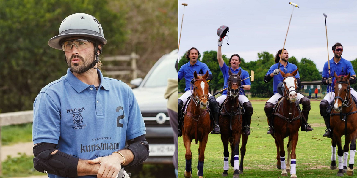 Matías Assler es acusado de “explotación animal” tras subir foto jugando polo: él contestó