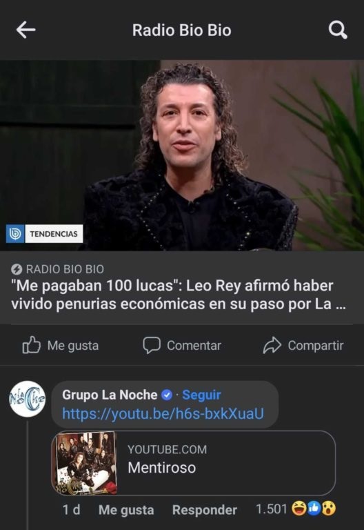 La noche Leo Rey