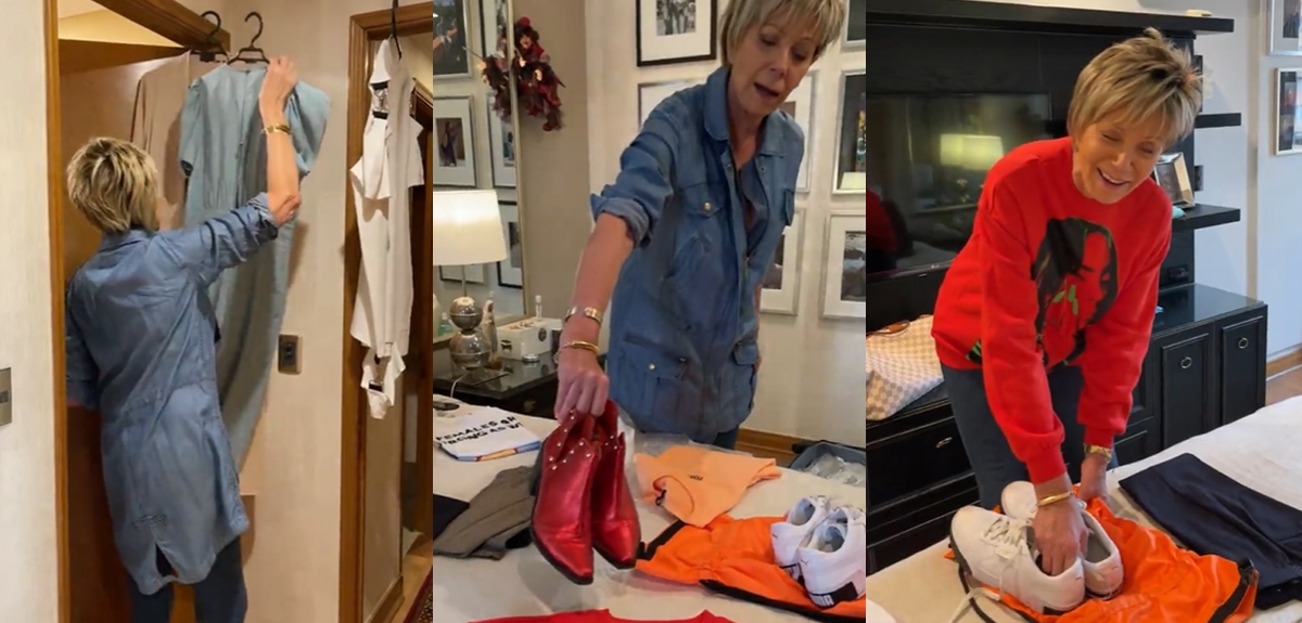 Raquel Argandoña hizo tour por su departamento en transmisión en vivo: mostró colección de zapatos