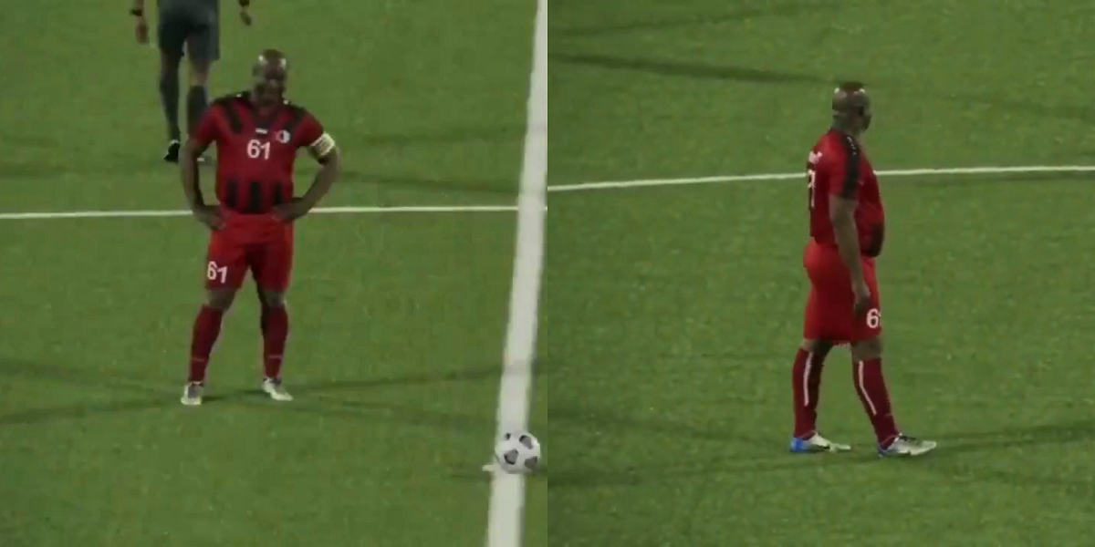 A los 60 años, vicepresidente de Suriman buscado por la Interpol debutó en un partido de la Concacaf