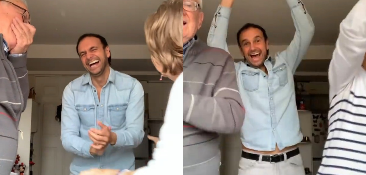 Rodrigo Sepúlveda publicó divertidos videos con sus padres: lo bromearon con su característica frase