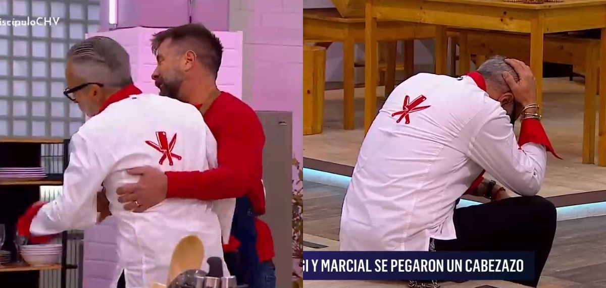 El fuerte cabezazo entre Marcial Tagle y Sergi Arola que preocupó en 