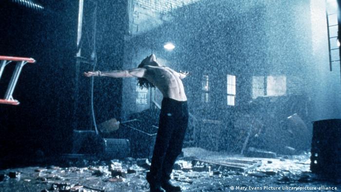 Brandon Lee en "El cuervo"