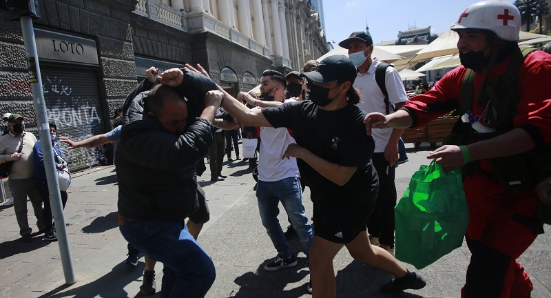 incidentes marchas santiago