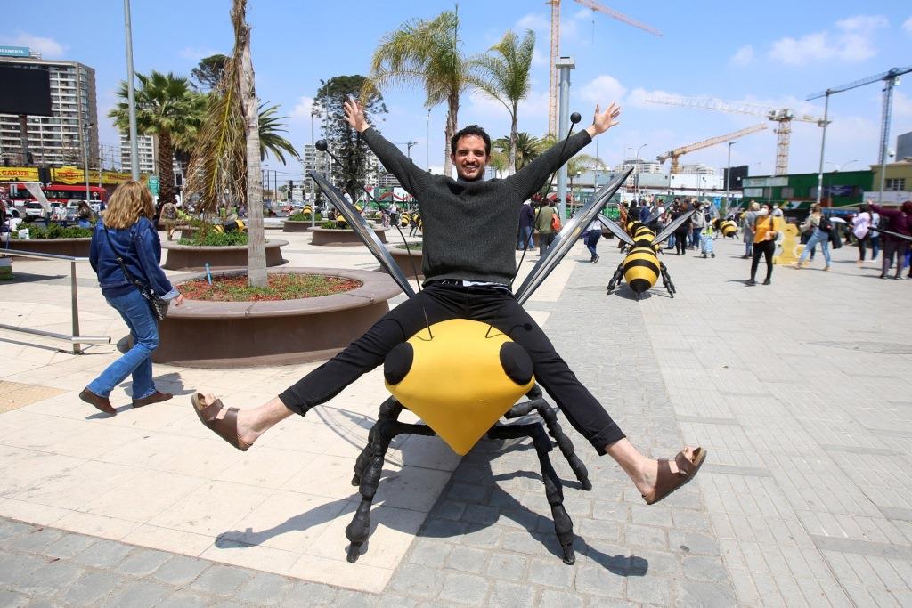 13C lanza campaña de protección a las abejas con intervención urbana y estreno de inédito documental