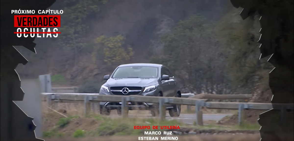 Accidente Diego y Samanta en Verdades Ocultas