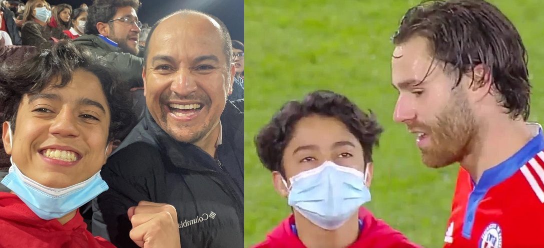 Niño de 13 años reveló diálogo con Ben Brereton al final del triunfo de la 'Roja': 