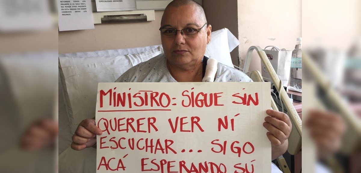 Cecilia Heyder se querella contra ministro Paris acusando desacato: no entregó atención domiciliaria