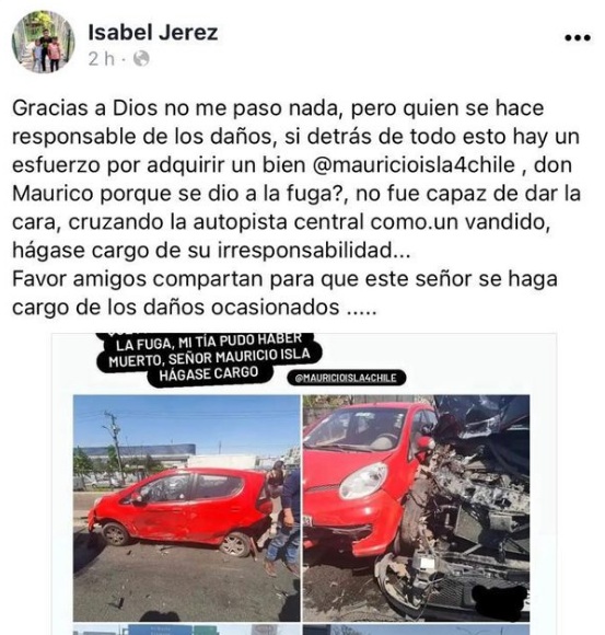 accidente mauricio isla 