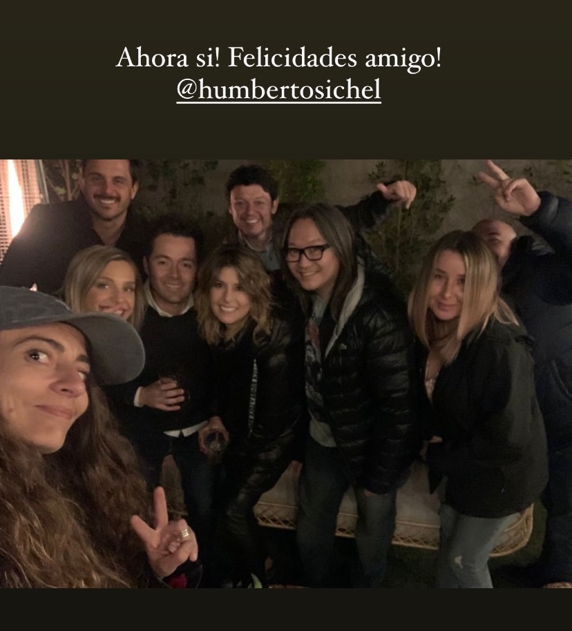 Macarena Pizarro celebró cumpleaños de Humberto Sichel