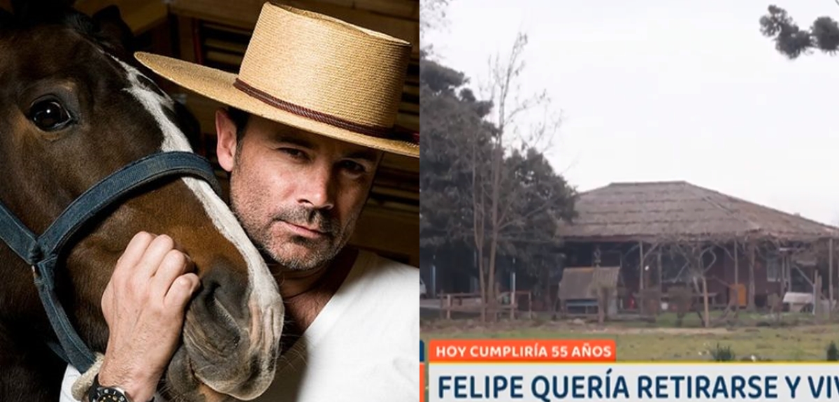 Buenos días a todos mostró el campo de Felipe Camiroaga en Chillán: 