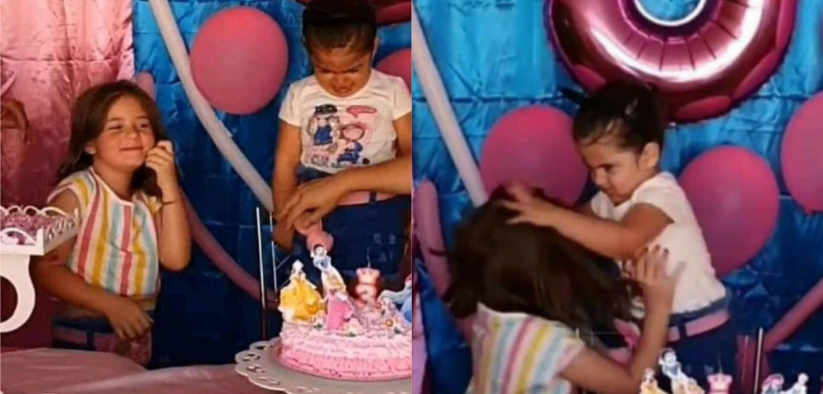 A 1 año del video viral: hermanas que pelearon por apagar vela en cumpleaños celebraron nueva fiesta