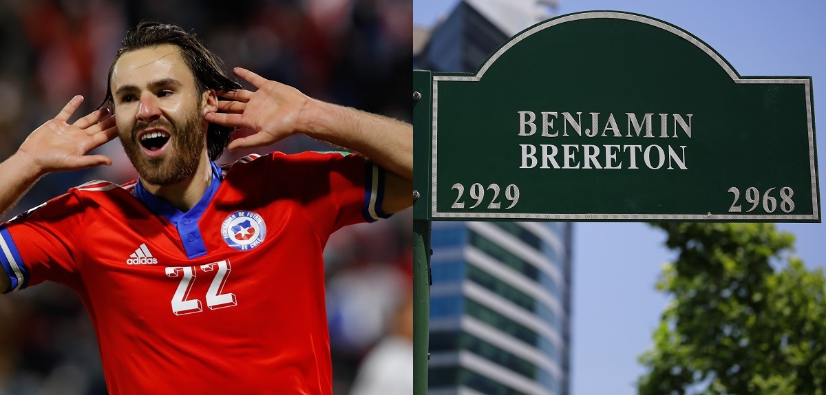 Locura desatada: hinchas rebautizaron calle de Las Condes en homenaje a Ben Brereton Díaz