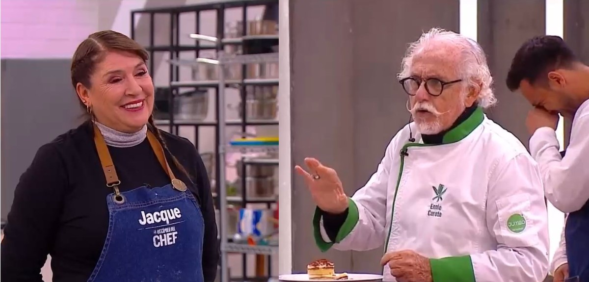 El coqueteo entre Ennio Carota y Jacqueline Pardo en El Discípulo del Chef: 