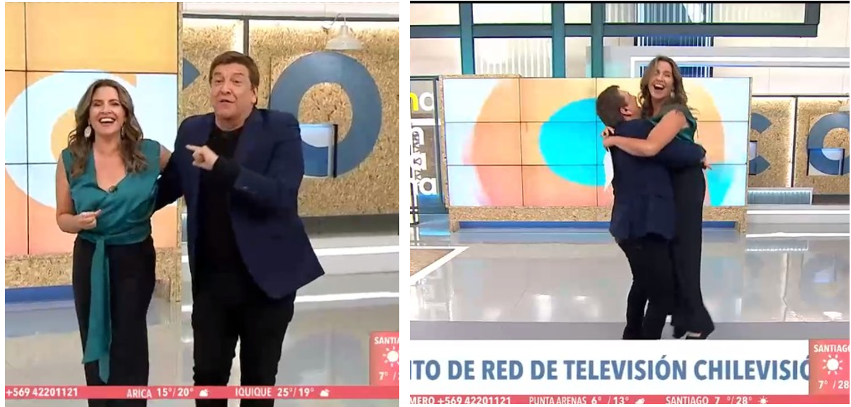 JC Rodríguez bromeó en reencuentro con Monserrat Álvarez en Contigo en la Mañana: 