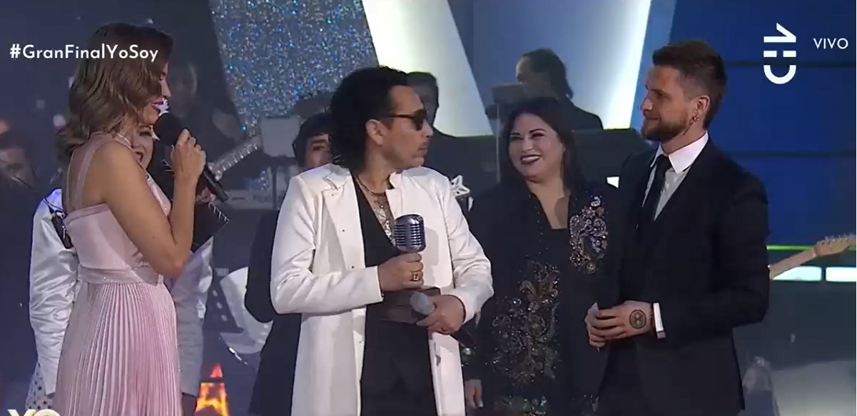 Jean-Phillipe Cretton y Millaray Viera en la final de Yo Soy