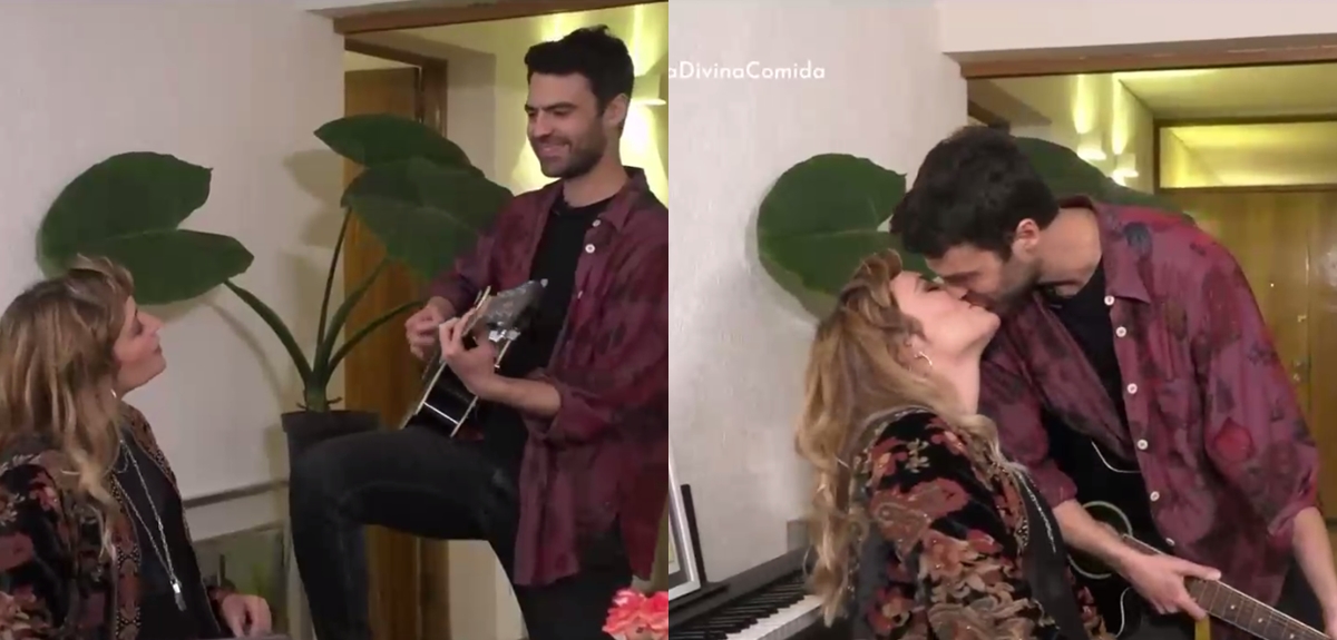 Jorge Arecheta apareció en cena de Josefina Fiebelkorn en La Divina Comida: realizaron acto musical