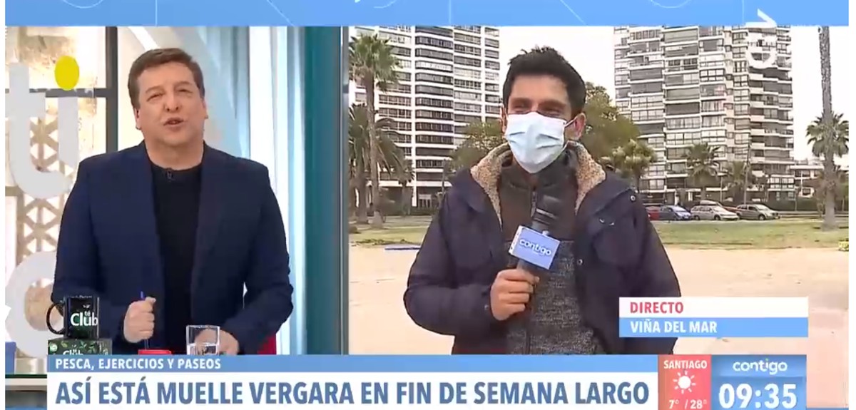 El anecdótico fail de Juan Pablo Queraltó en 'Contigo en la mañana': 