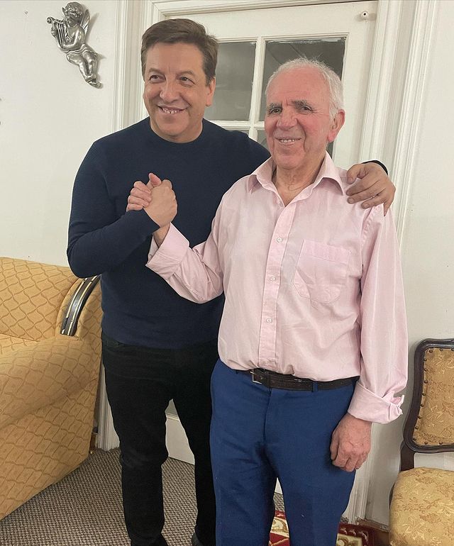 Julio César Rodríguez y su papá