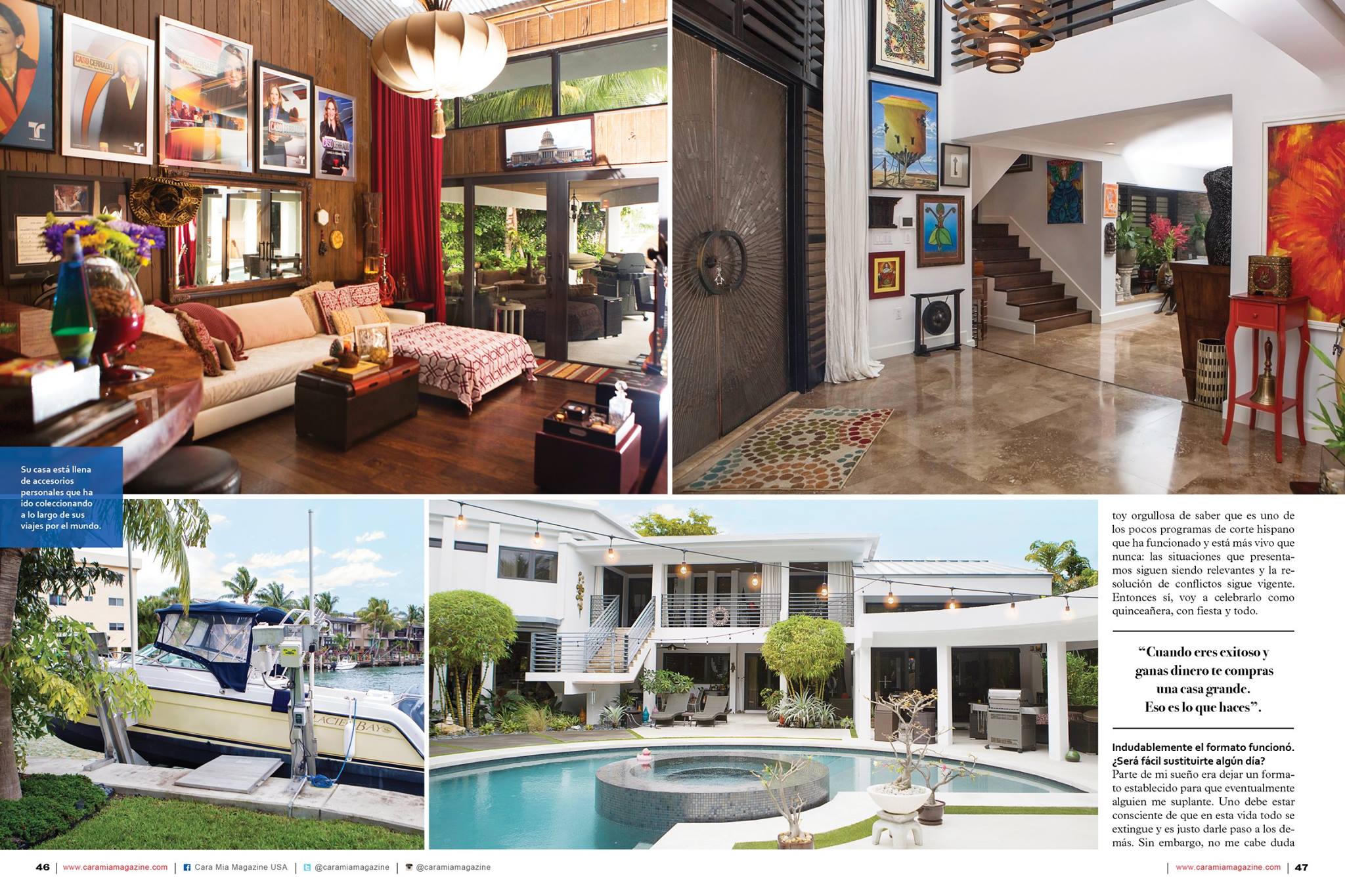 así es la lujosa mansión de la Doctora Polo en Miami