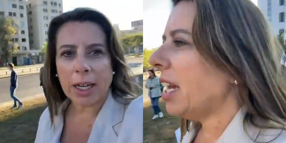 Teresa Marinovic fue increpada en Plaza Baquedano: ella respondió al ser tratada de 