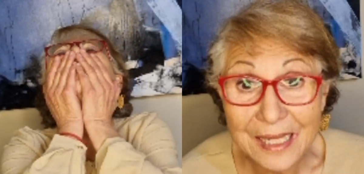 Teresita Reyes sufrió divertido fail en plena transmisión en vivo: 