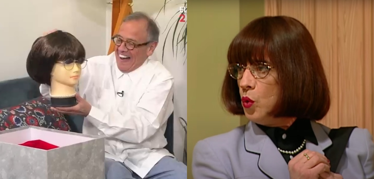 Con peluca incluida: Mauricio Pesutic revivió a Ángela Smith de Tic Tac en La Divina Comida