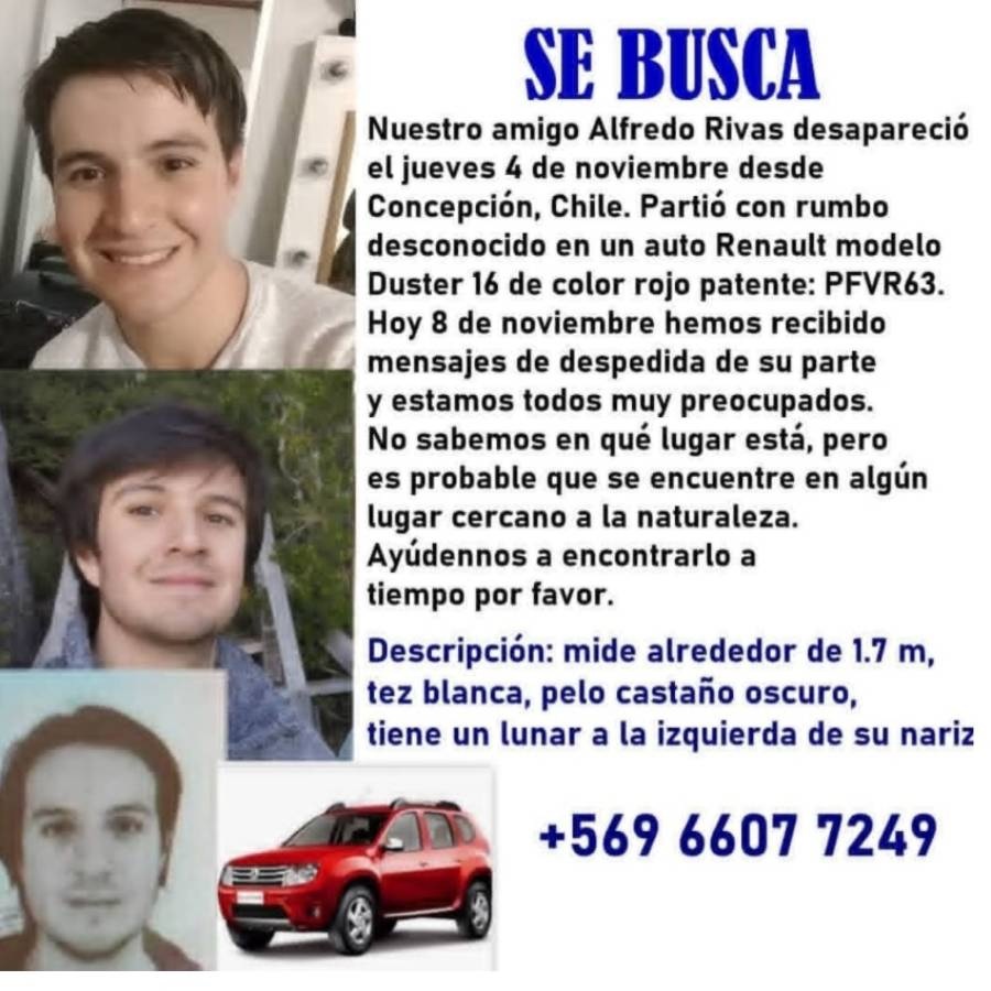 alfredo rivas desaparecido concepcion
