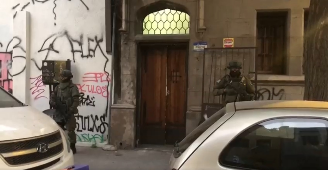 Allanamiento sede Comunes