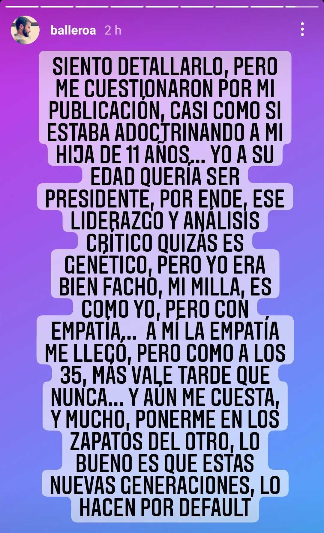 alvaro ballero responde cuestionamientos