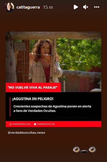 Seguidores de Verdades Ocultas vaticinaron el futuro de Agustina y Cata Guerra lanzó sutil reacción