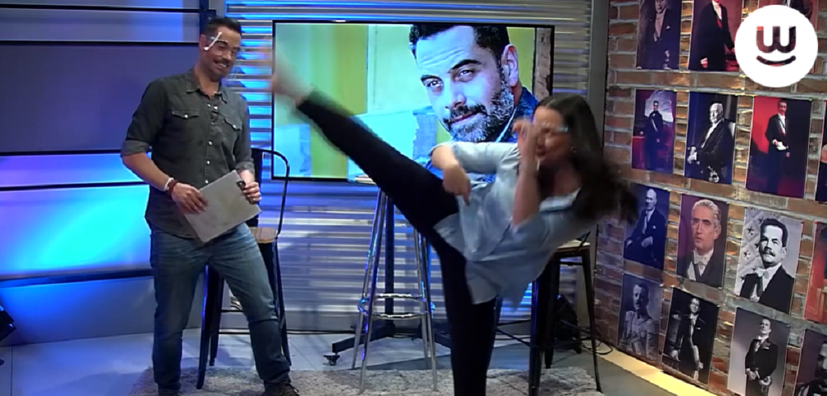 Andrea Aristegui sorprendió en El Cuestionario