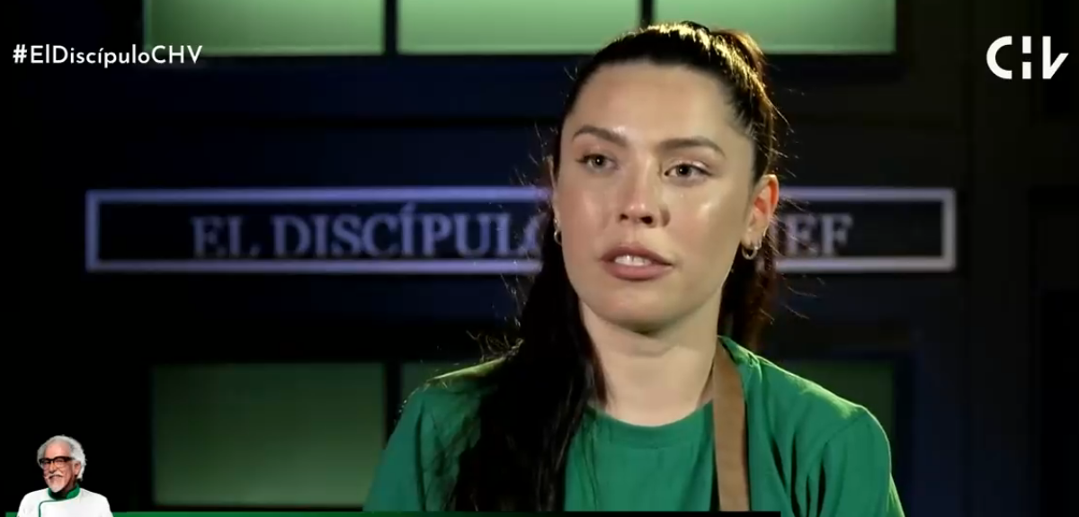 El aplaudido (e higiénico) detalle en look de Daniela Aránguiz en su debut en El Discípulo del Chef