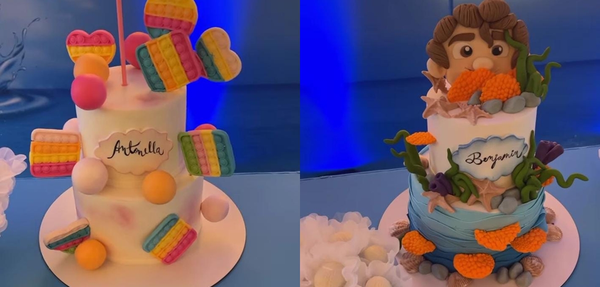 Cumpleaños de los hijos de Eduardo Vargas y Daniela Colett